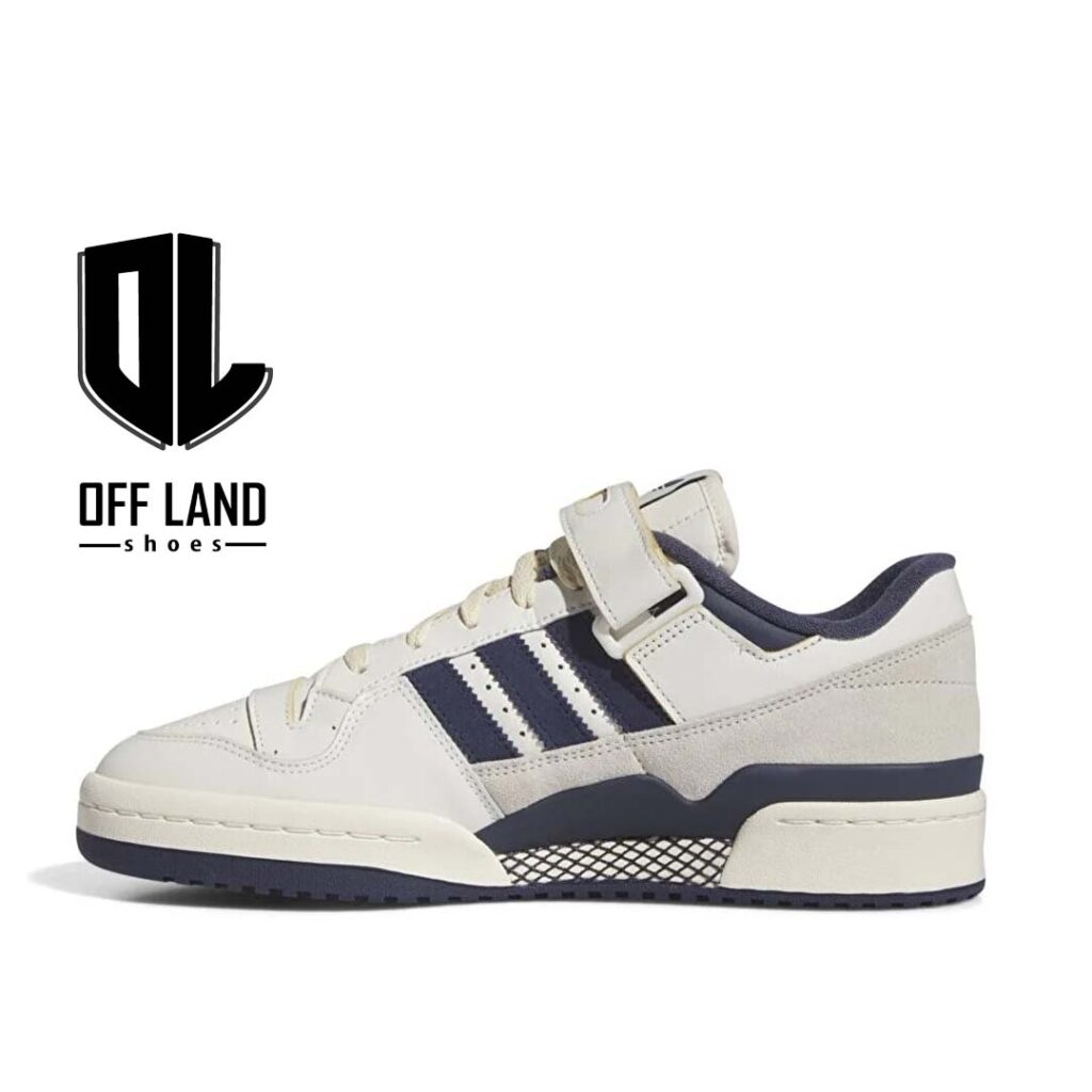 کفش مردانه سفید مشکی آدیداس فورم 84 لو آف وایت adidas Forum 84 Low Off White