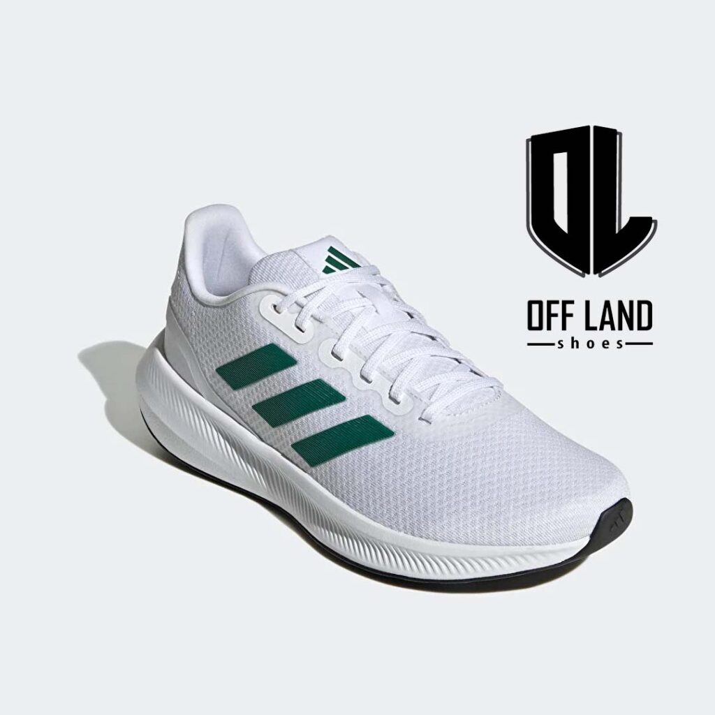 کفش مردانه سفید سبز آدیداس رانفالکون adidas Runfalcon
