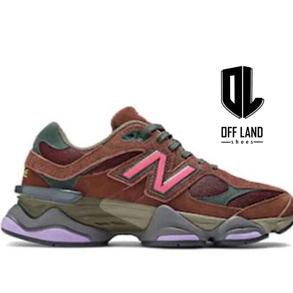 کفش اسپورت زرشکی نیوبالانس 9060 ریچ اوک New Balance 9060 Rich Oak