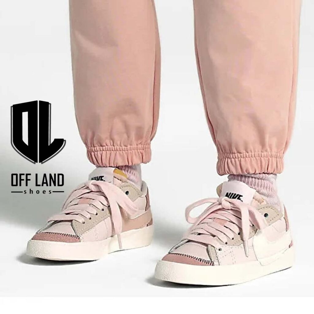 کفش زنانه صورتی نایک بلیزر لو 77 جامبو Nike Blazer Low '77 Jumbo
