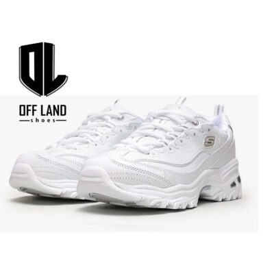 کفش زنانه سفید اسکیپرز دی لایتز Skechers D'LITES