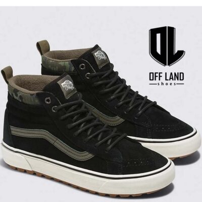 کفش مردانه مشکی قهوه ای ونس اسکیت های ام تی Vans Sk8-Hi Mte