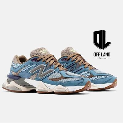 کفش مردانه آبی نیوبالانس بودگا 9060 New Balance Bodega 9060