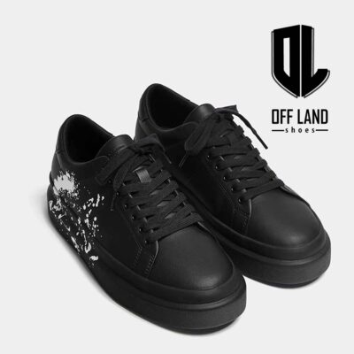 کفش اسپورت مشکی سفید پول اند بیر Pull & Bear Thick sole