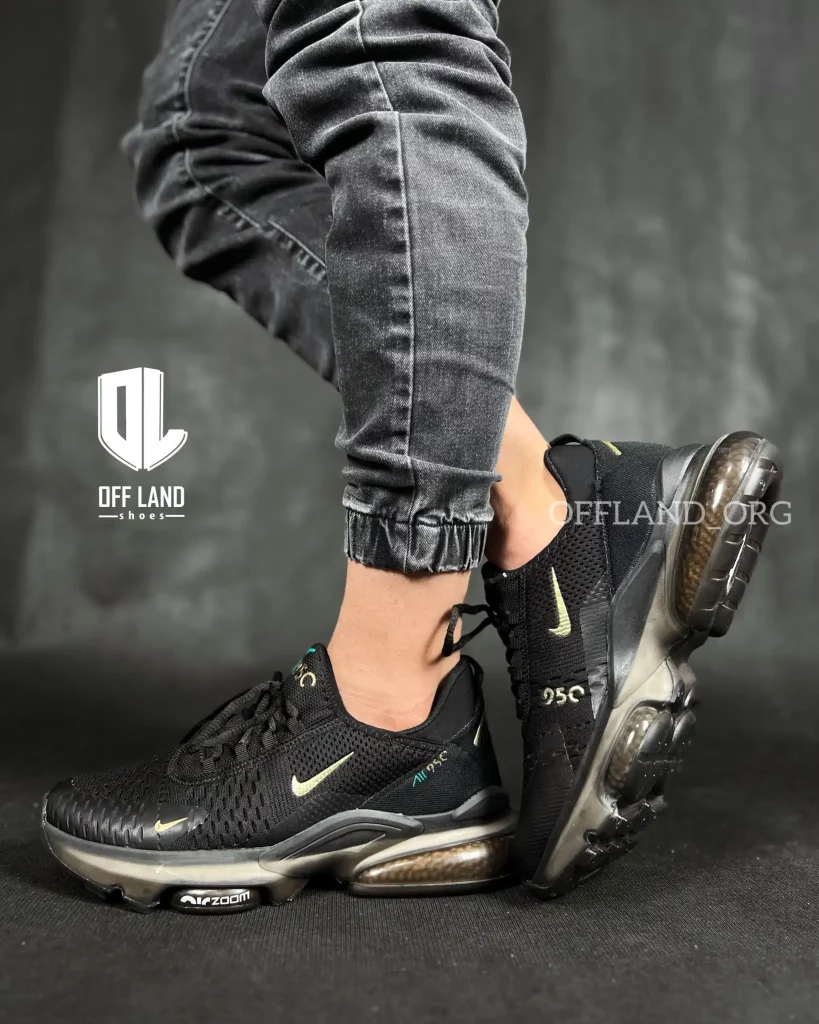 کفش اسپرت نایک ایرمکس 950 مشکی طلایی | nike air max 950