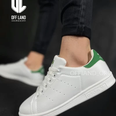 کفش روزمره آدیداس استن اسمیت سفید سبز | stan smith