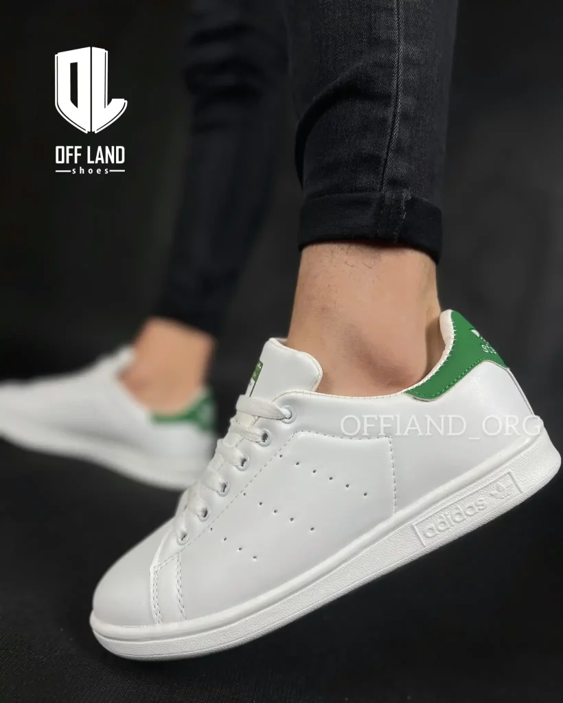 کفش روزمره آدیداس استن اسمیت سفید سبز | stan smith