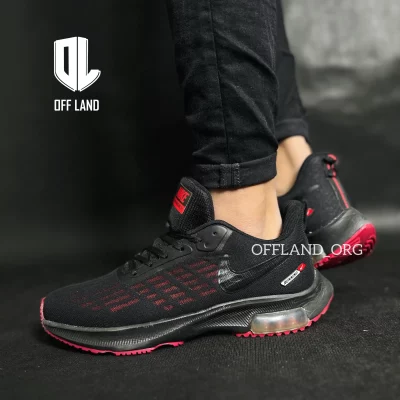 کفش سایز بزرگ نایک استراکچر مشکی قرمز | nike structure