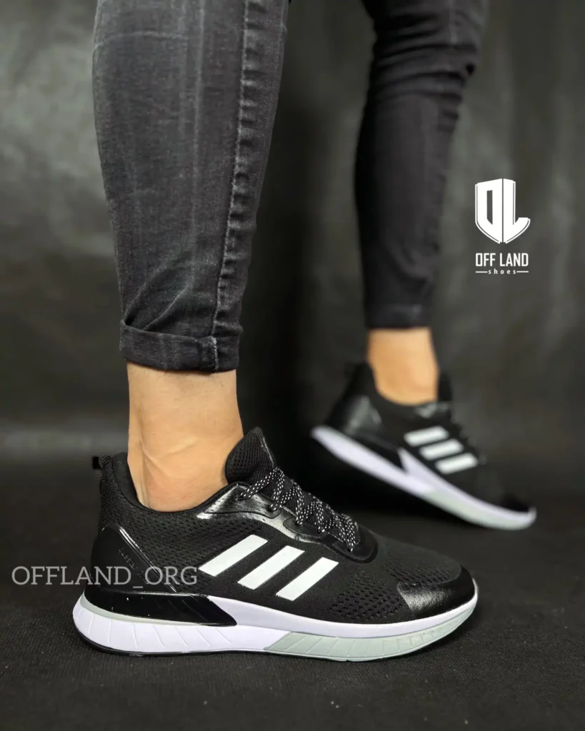 کفش سایز بزرگ آدیداس کواستار تی ان دی مشکی سفید | adidas questar
