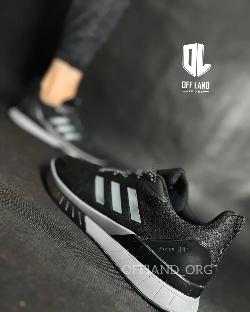 کفش سایز بزرگ آدیداس کواستار تی ان دی مشکی طوسی | adidas questar tnd