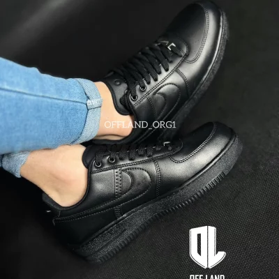 کفش نایک ایرفورس 1 مشکی | nike airforce 1 black
