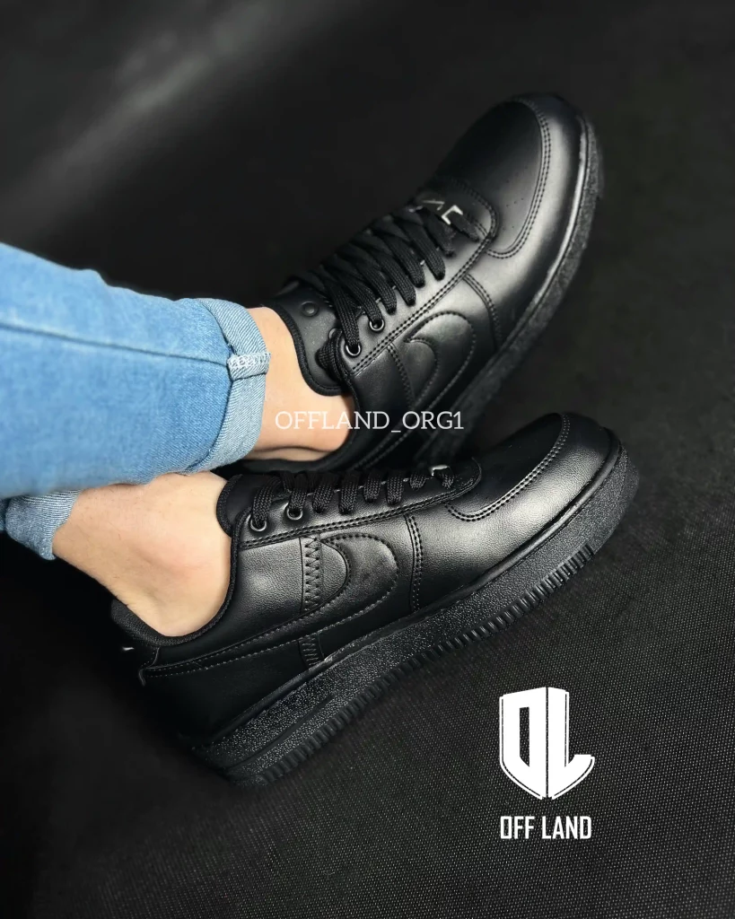 کفش نایک ایرفورس 1 مشکی | nike airforce 1 black