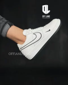 خرید کفش نایک ایرفورس1 سفید نایک مشکی 2022