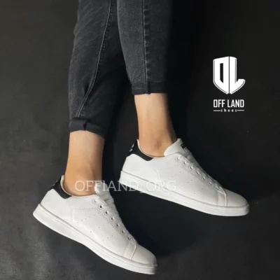 کفش روزمره آدیداس استن اسمیت سفید مشکی | adidas stan smith