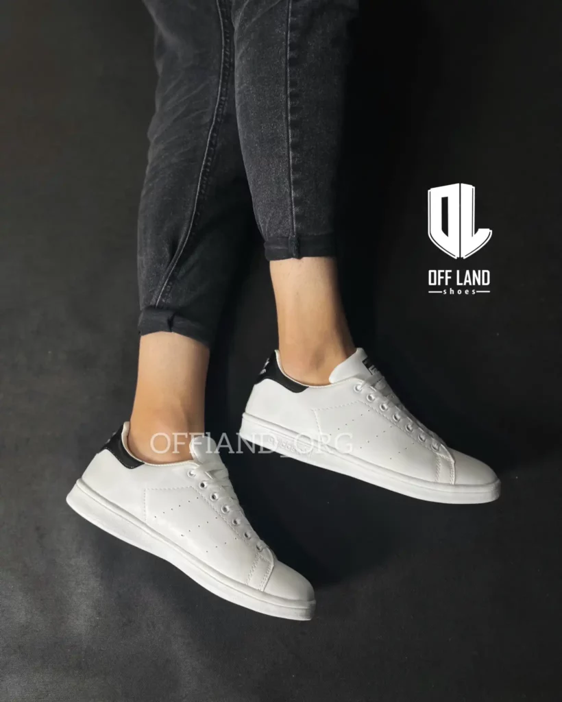 کفش روزمره آدیداس استن اسمیت سفید مشکی | adidas stan smith
