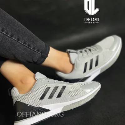 کفش سایز بزرگ آدیداس کواستار تی ان دی طوسی | adidas questar