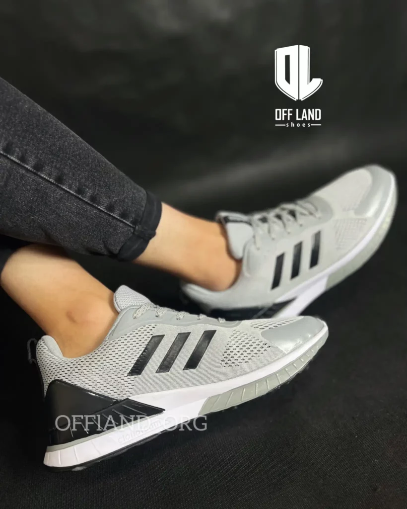 کفش سایز بزرگ آدیداس کواستار تی ان دی طوسی | adidas questar