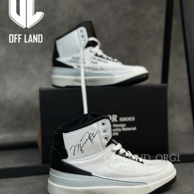 کفش نایک جردن 2 سفید مشکی | nike air jordan 2