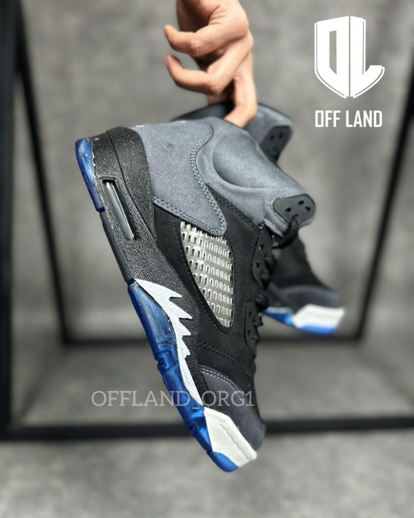 کفش پسرانه نایک جردن 5 مشکی آبی | nike air jordan 5