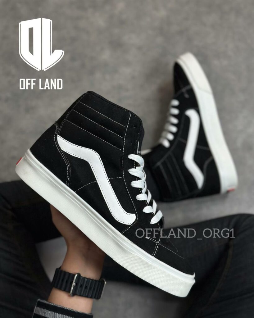 کفش ونس اسکیت مشکی سفید | vans sk8