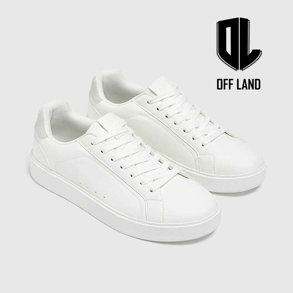 کتونی اسپرت مردانه سفید رنگ پول اند بیر کژوال Pull & Bear Men's Casual