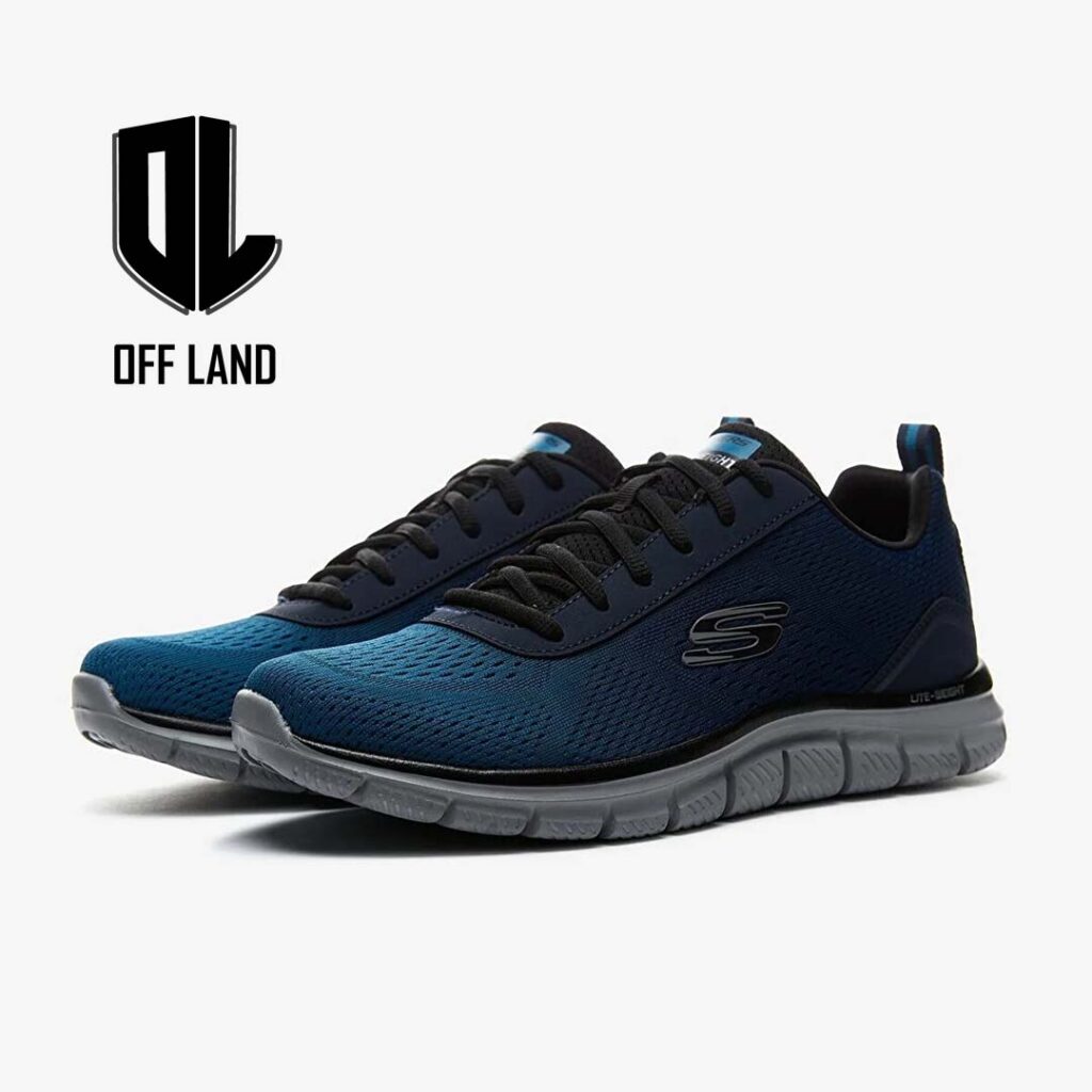 کتونی ورزشی مردانه اسکیچرز ریپکنت سرمه ای Skechers Ripkent