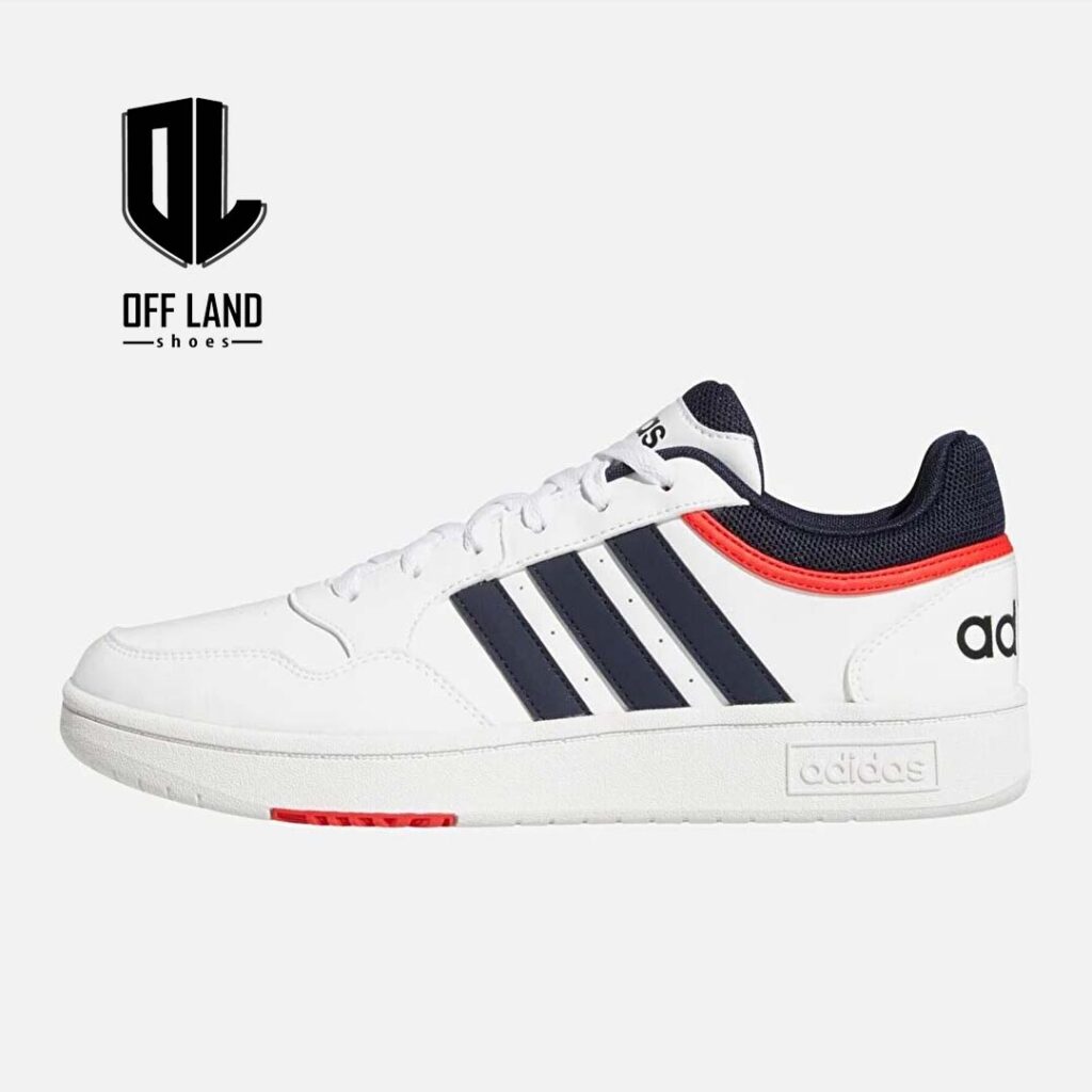 کفش ورزشی مردانه سفید آدیداس هوپس کلاسیک | adidas Hoops 3.0 Low Classic