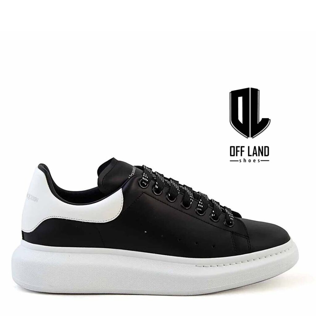 کفش اسپورت مشکی سفید الکساندر مک کویین ALEXANDER MCQUEEN Sports
