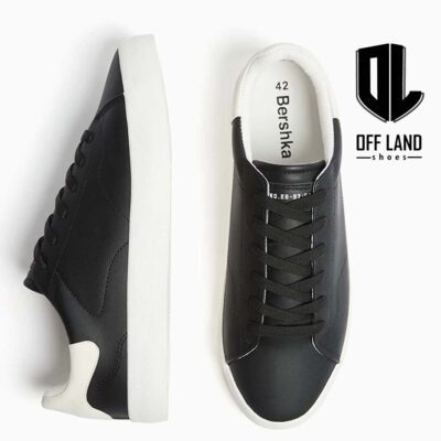 کفش اسپورت مشکی سفید برشکا کنتراست Bershka Contrast Sports