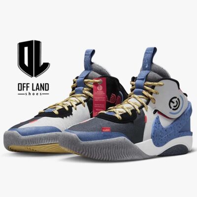 کفش ورزشی طوسی آبی نایک ایر دلدون Nike Air Deldon