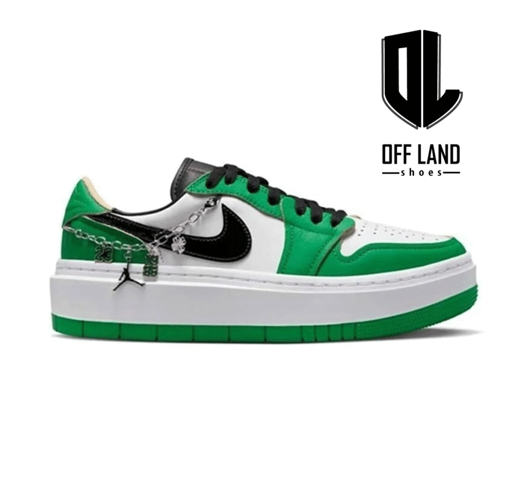 کفش ورزشی جردن سبز Nike Air Jordan 1 Elevate Low Edition