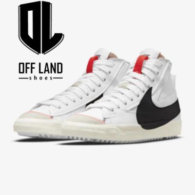 کتونی مردانه سفید رنگ نایک بلیزر مید 77 جامبو Nike Blazer Mid 77 Jumbo