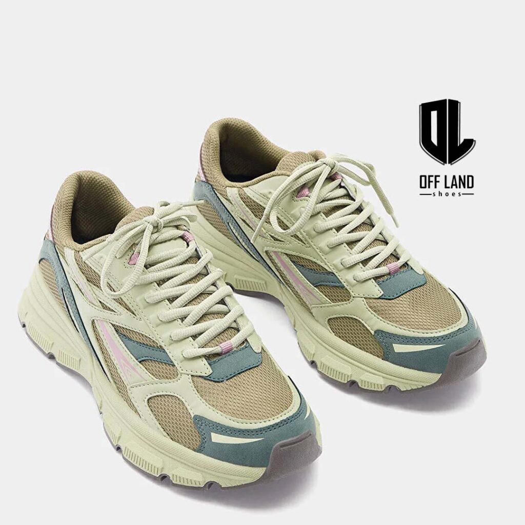 کفش رانینگ سبز آبی پول اند بیر Pull & Bear Running