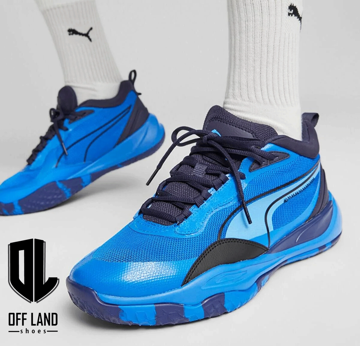 puma-playmaker-pro7 کفش پوما پلی میکر پرو آبی مردانهPuma Playmaker Pro