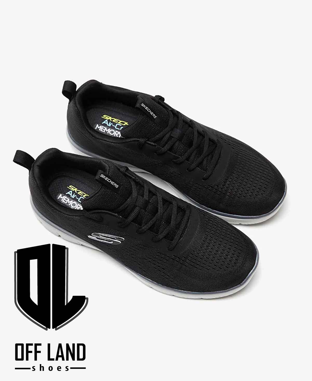 skechers-232395tk-bkcc05 کتونی اسکیچرز ورزشی مشکی مردانه Skechers 232395tk Bkcc