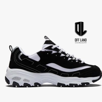 کفش زنانه ورزشی مشکی اسکیچرز دی لایتز بیگست فن Skechers D'LITES BİGGEST FAN