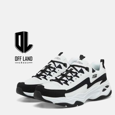 کفش اسپورت سفید مشکی اسکیچرز دی لایتز Skechers D'lites