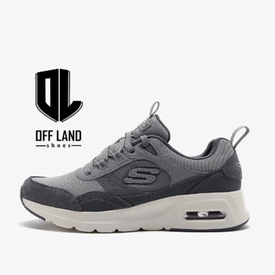 کتانی مردانه خاکستری گری اسکیچرزSkechers Skech-air Court
