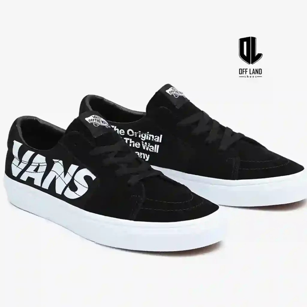 کفش روزمره مردانه مشکی ونس ساق کوتاه vans sk8 low