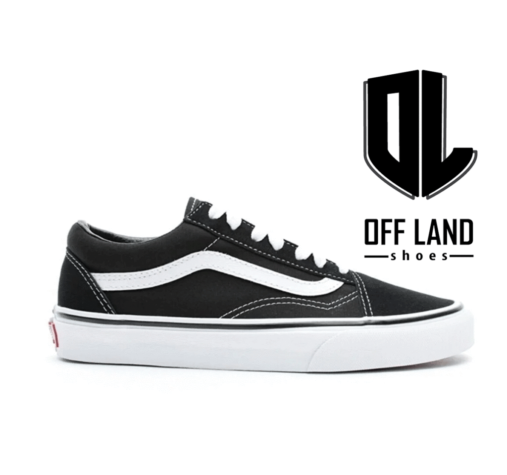 ونس مشکی سفید اولد اسکولVans Old Skool