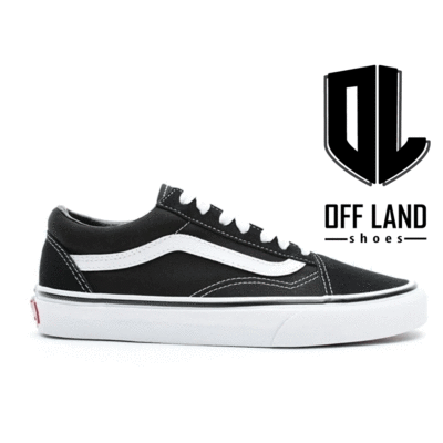 ونس مشکی سفید اولد اسکولVans Old Skool