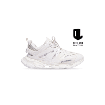 کفش بالنسیاگا لژدار سفید زنانهWOMEN'S TRACK SNEAKER IN WHITE