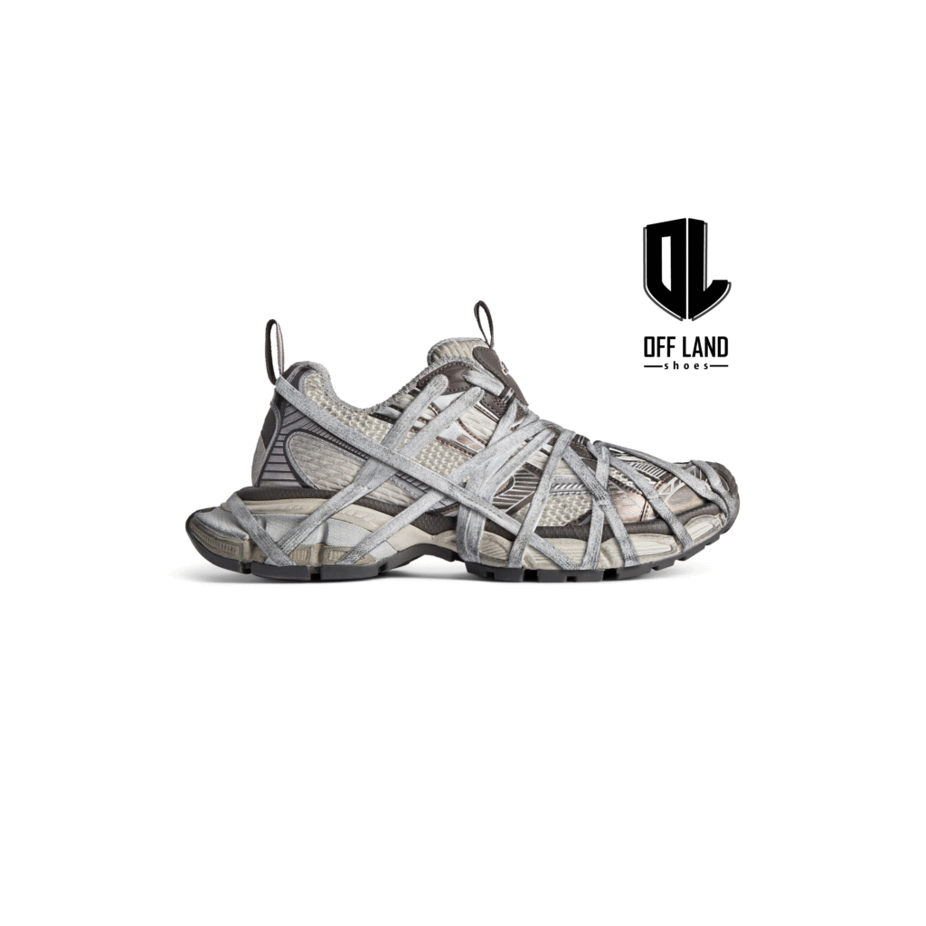 کفش ورزشی توری 3XL Extreme توری قهوه ای 3XL Extreme Lace Sneakers