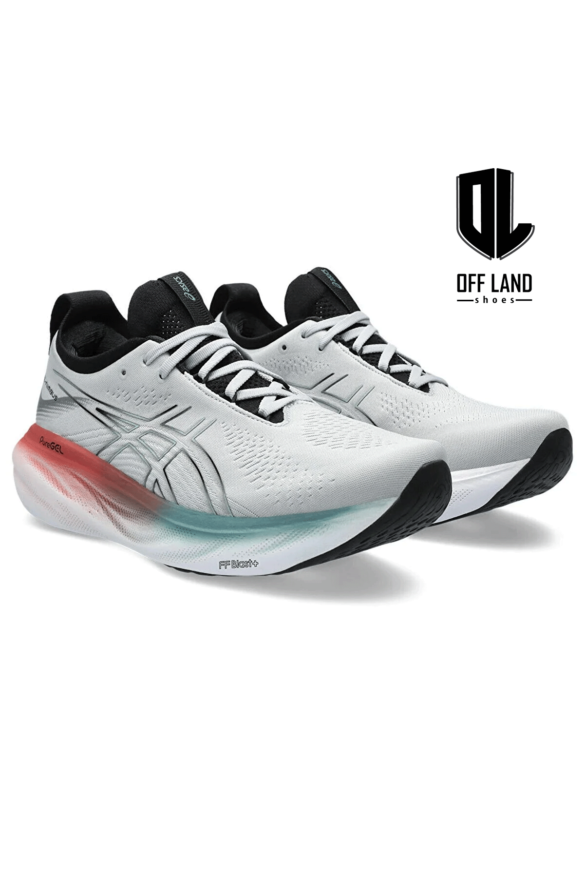 asics-gel-nimbus-25-men459 کفش دویدن مردانه خاکستری اسیکس Asics Gel-nimbus 25 Men's Gray