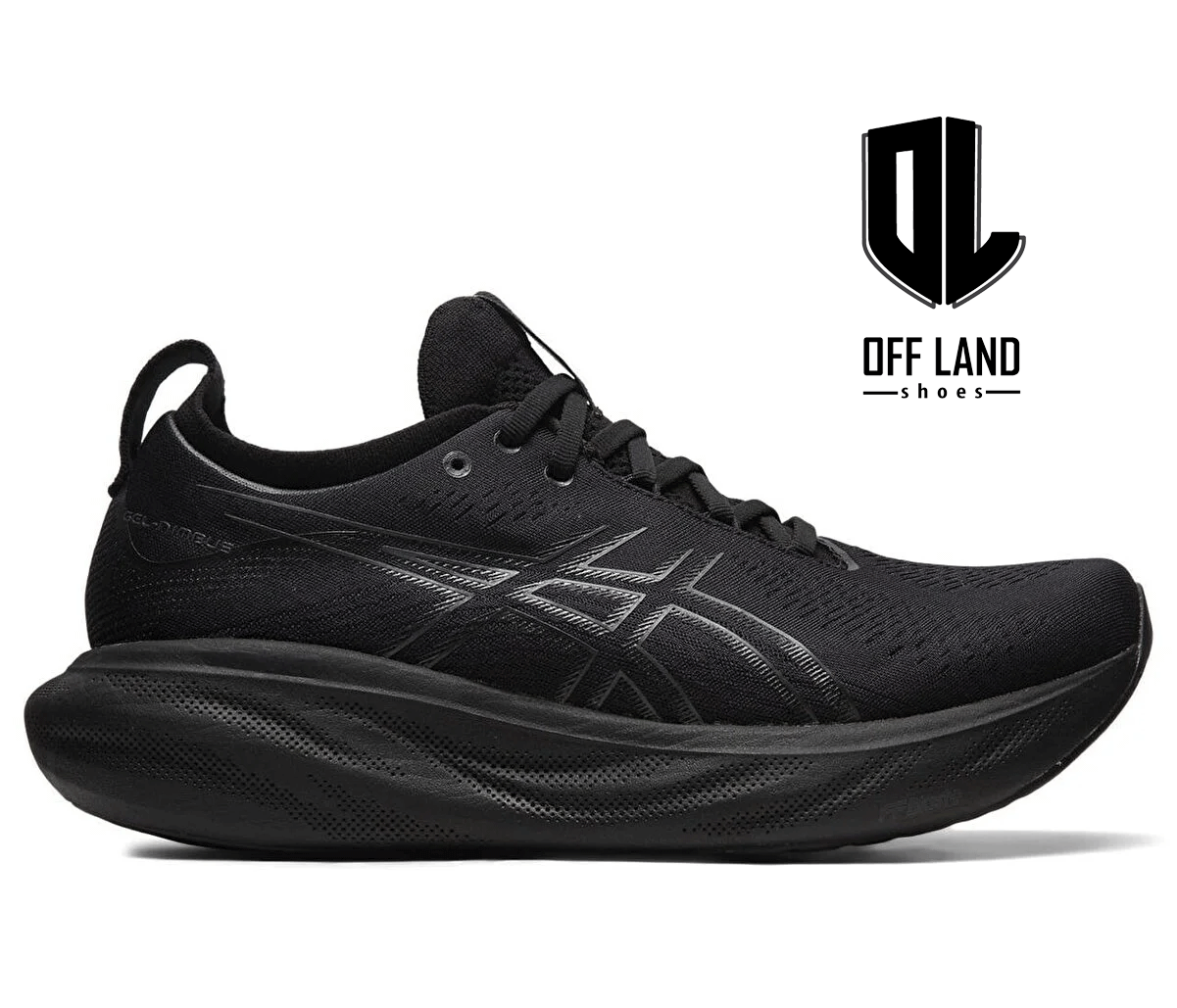 asics-gel-nimbus12 کفش اسیکس مشکی نیم بوس Asics Gel-nimbus
