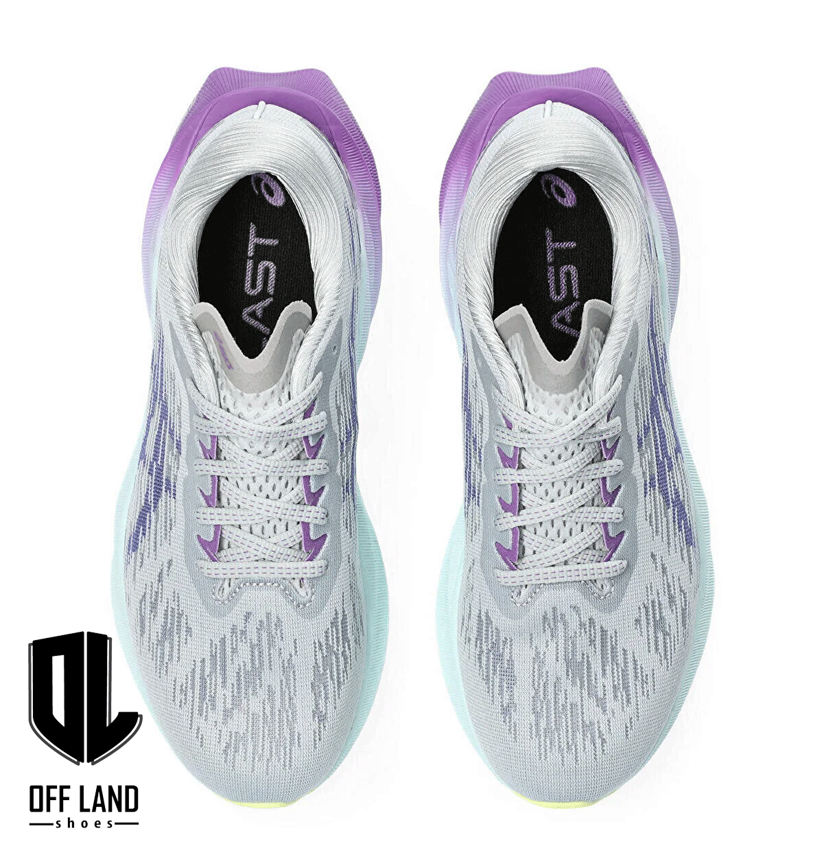 asics-novablast-324 کفش اسیکس دویدن خاکستری Asics Novablast 3