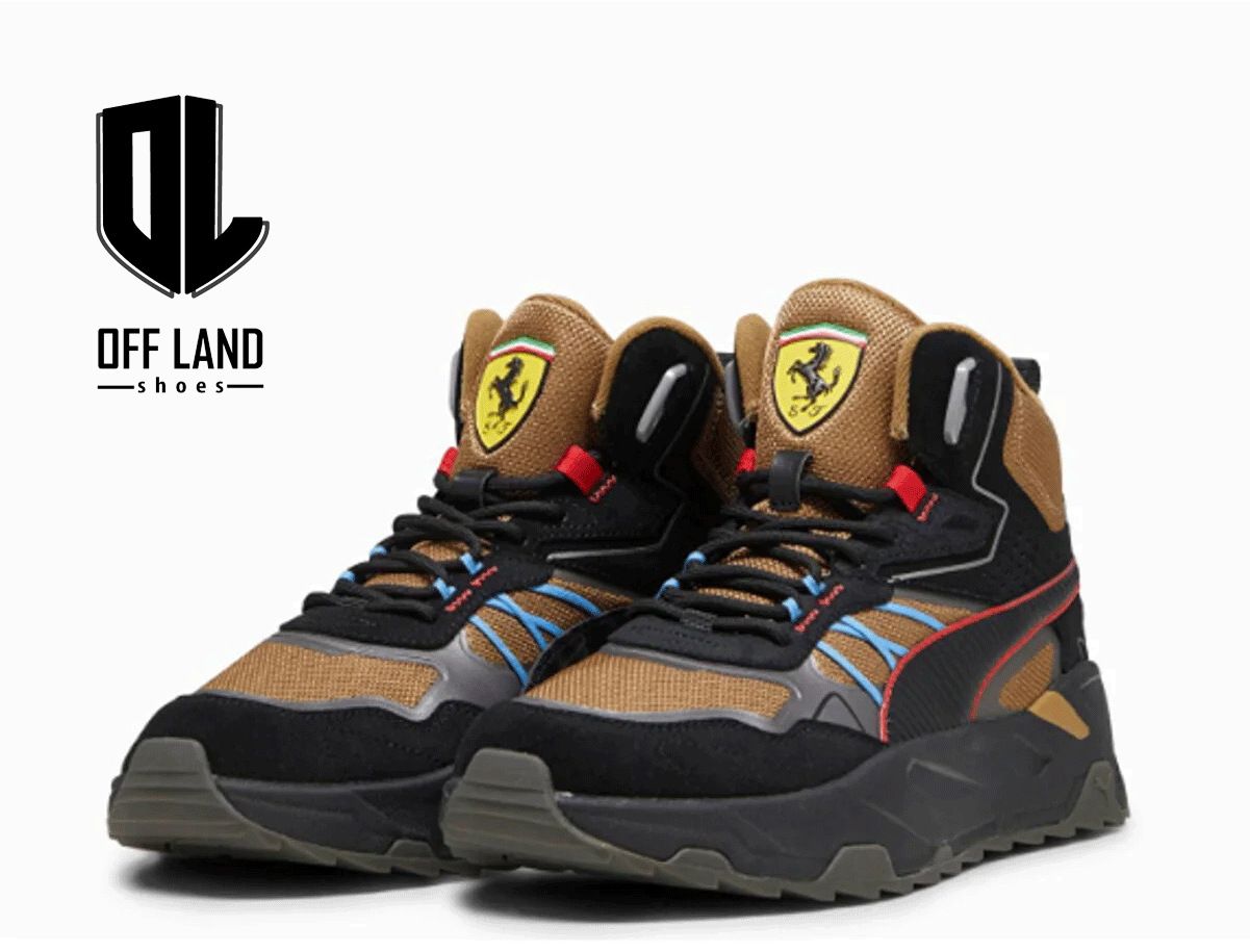 puma-ferrari-trinity-mid334 کفش اسپرت مردانه رنگی پوما فراری Puma FERRARI TRINITY MID