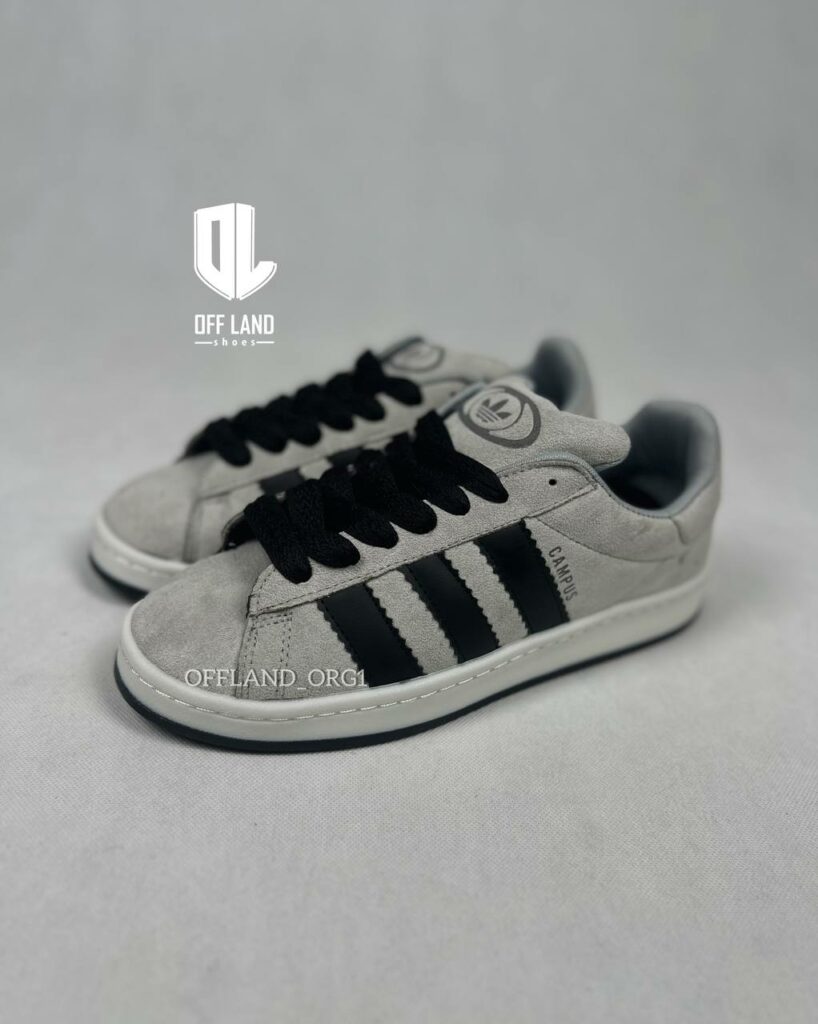 کفش روزمره مردانه آدیداس کامپوس طوسی adidas campus