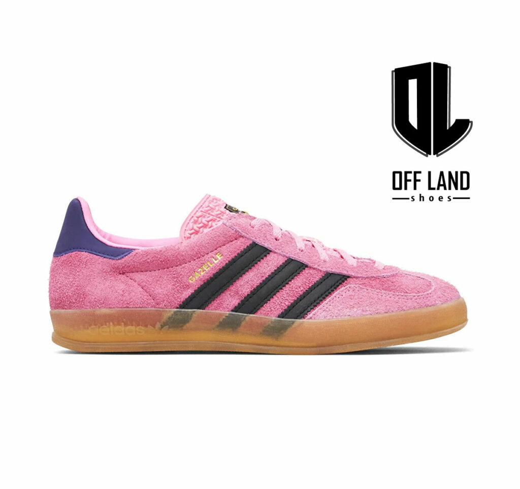 کفش ورزشی زنانه بنفش صورتی پوما adidas Gazelle Indoor Bliss Pink