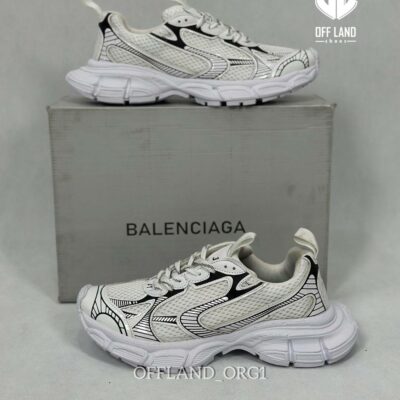 کفش روزمره مردانه بالنسیاگا 3 ایکس ال سفید مشکی balenciaga 3xl